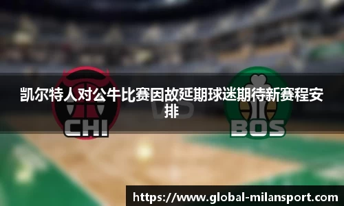 凯尔特人对公牛比赛因故延期球迷期待新赛程安排